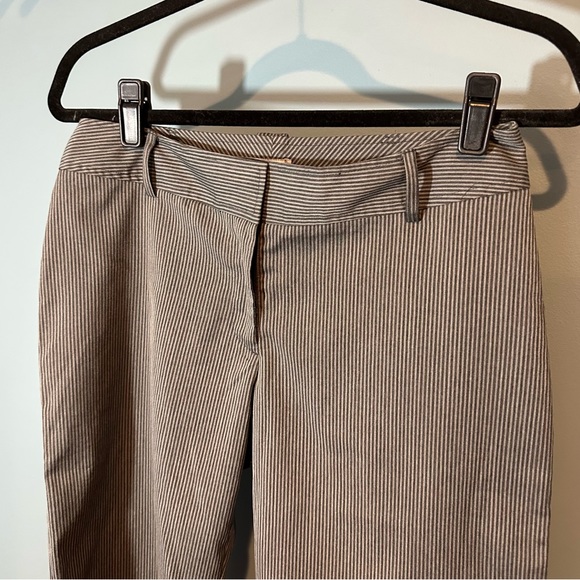 Worthington Modern Fit Grey Striped Formal/Work Board Shorts - Picture 3 of 10